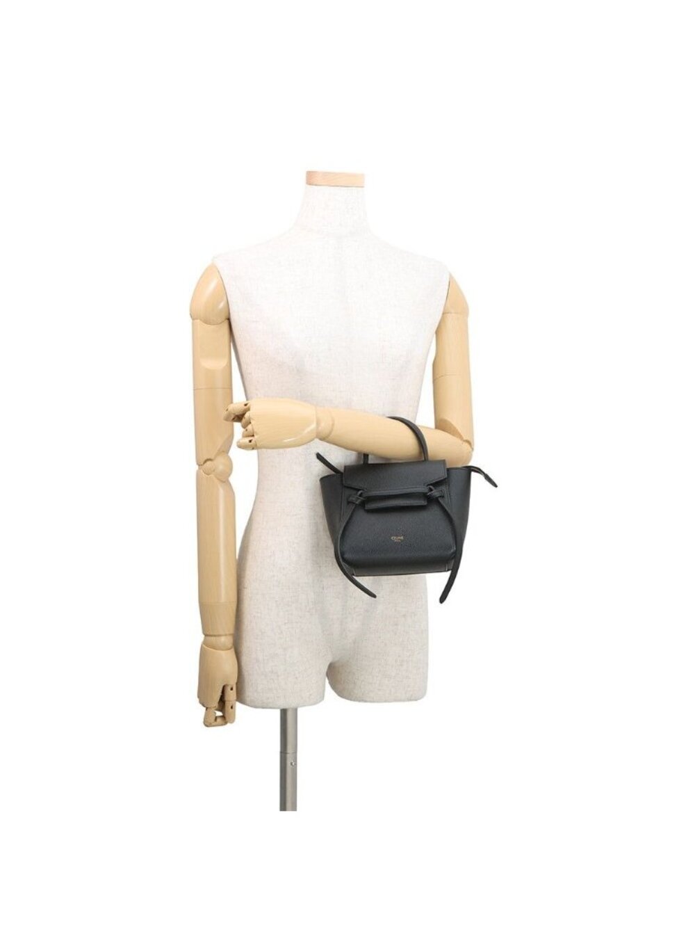 ★SOLD★ Celine Pico Belt Bag Leather 2-Way Black - Picture 4 of 10